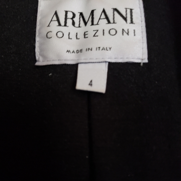 Armani Grey Stripe Blazer - Picture 4 of 9